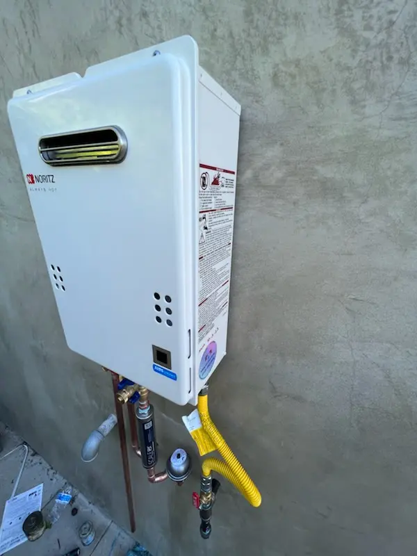 Tankless water heater installation for Keister homes